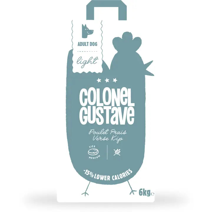 Croquettes LIGHT - 6kg - Poulet frais