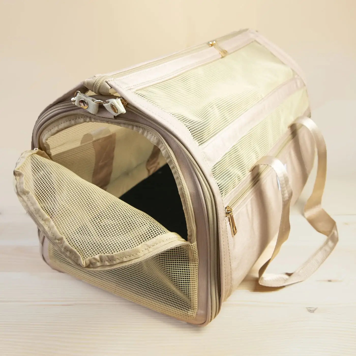 Sac de voyage chien et chat, beige