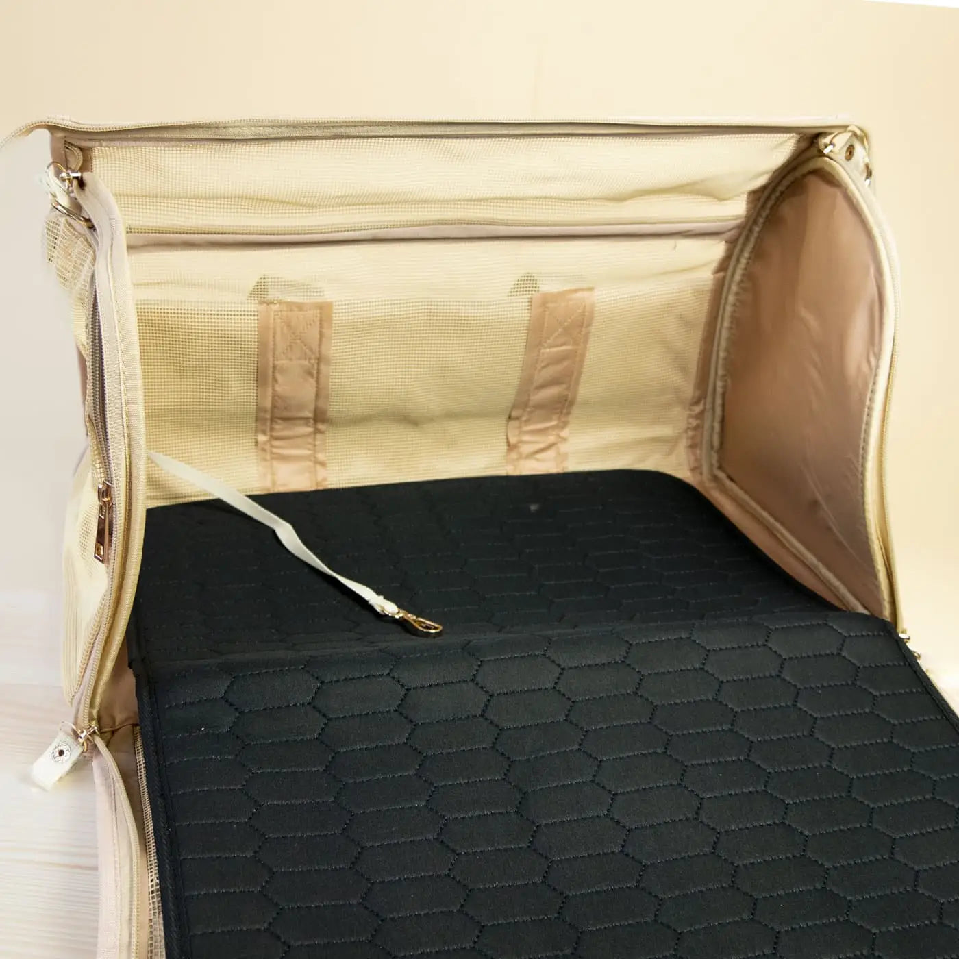 Sac de voyage chien et chat, beige