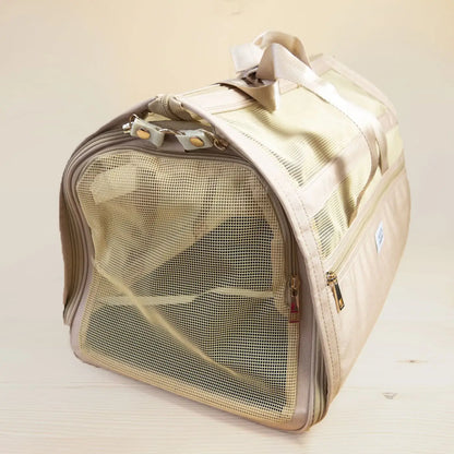 Sac de voyage chien et chat, beige